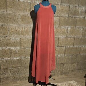 Paper Doll Coral High Low Dress